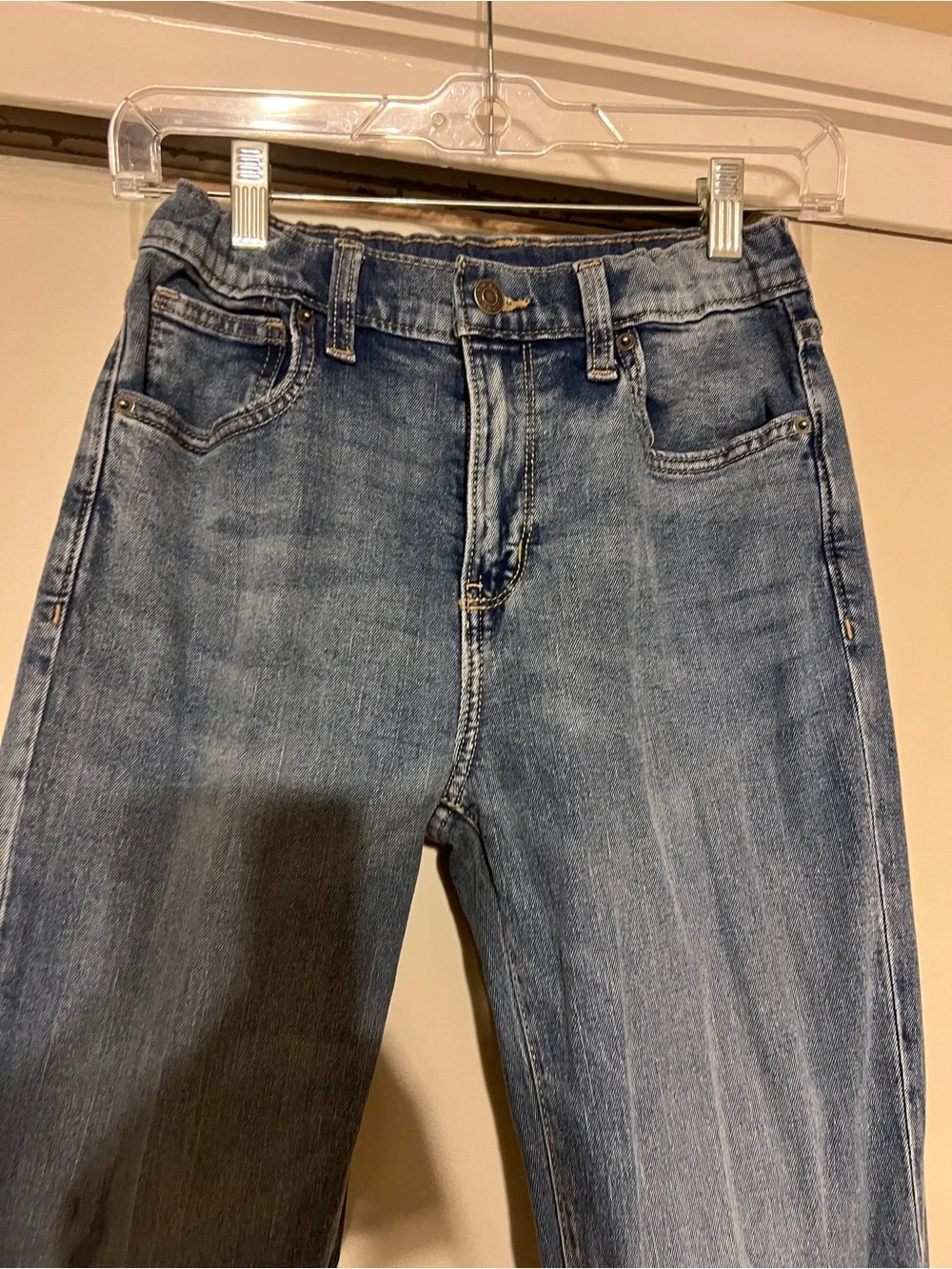 Old Navy Girls Blue Straight-Leg Jeans